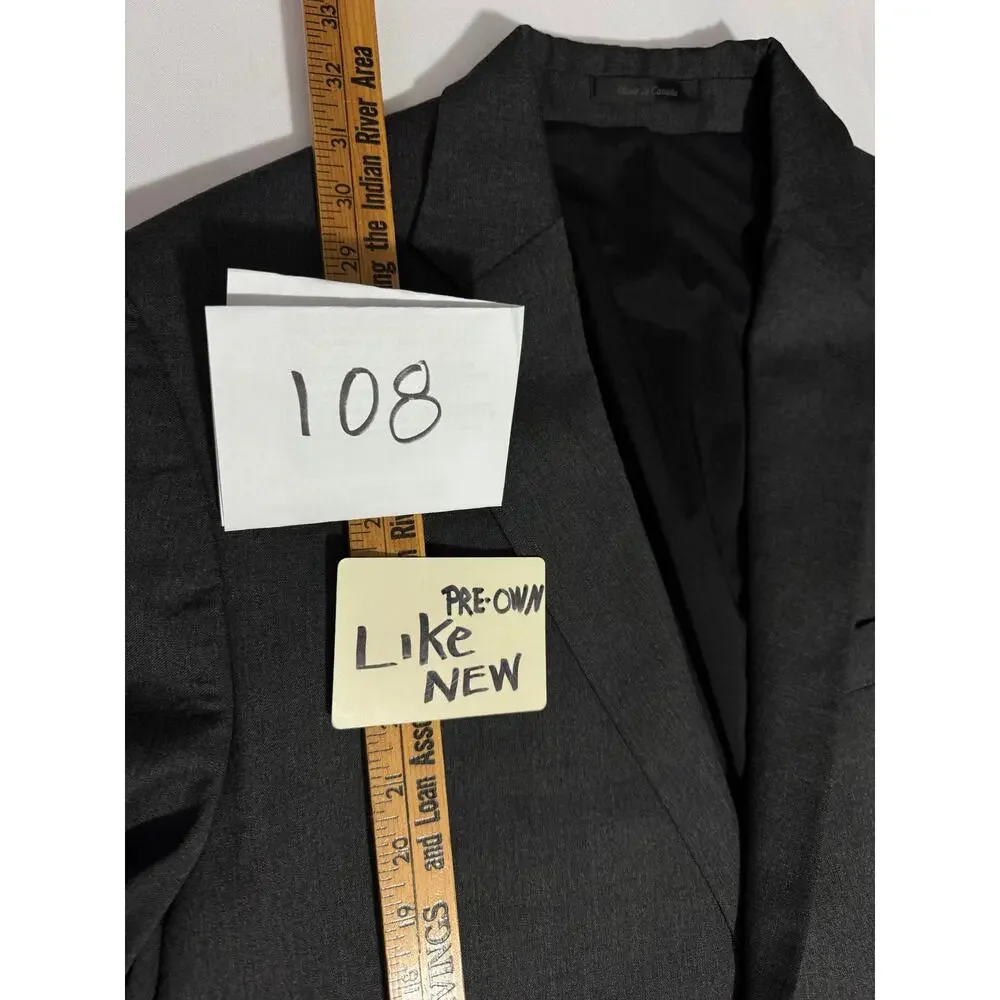 Polo Ralph Lauren Gray Blazer Sport Coat - Size 46R (23x31)